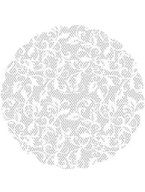 FUNDO RENDADO PARA DOCES 7CM BRANCA COM 100 UNIDADES CARBER
