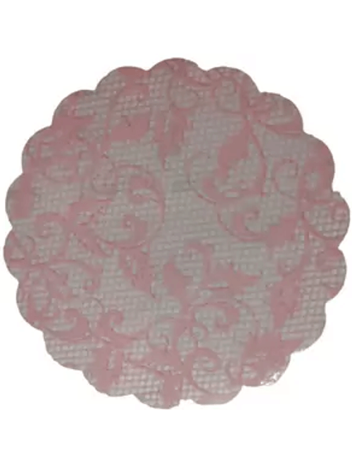 FUNDO RENDADO PARA DOCES 7 CM ROSE GOLD COM 100 UNIDADES CARBER