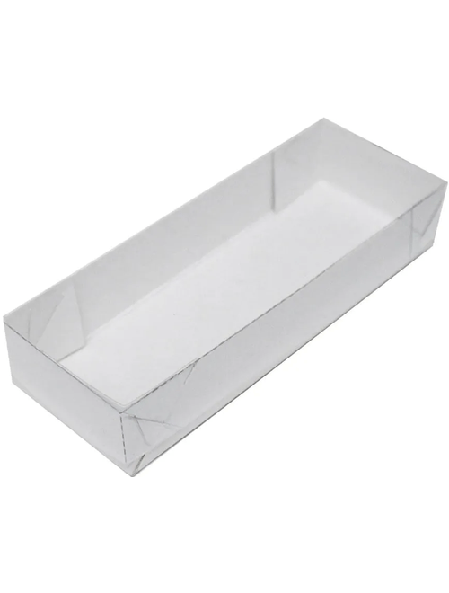 CAIXA PARA 3 BRIGADEIROS 12CMX4CMX2,5CM  BRANCO COM 10 UNIDADES YINPACK
