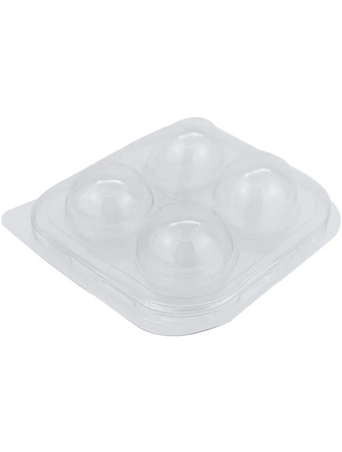 BLISTER PARA 4 BRIGADEIROS 2,5CMX3,5CMX3,5CM COM 10 UNIDADES YINPACK