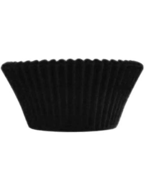FORMINHA PARA CUPCAKE PRETA COM 57 UNIDADES ULTRAFEST