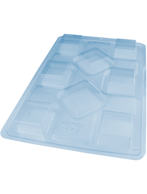 FORMA ESPECIAL PARA CHOCOLATE PAO DE MEL QUADRADO MEDIO COM 3 PARTES BWB