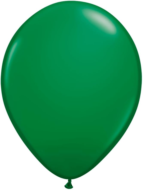 BALAO LISO 9 VERDE ESCURO COM 50 UNIDADES FESTBALL