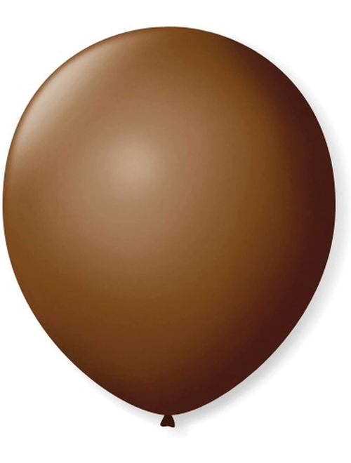 BALAO LISO 9 MARROM COM 50 UNIDADES FESTBALL