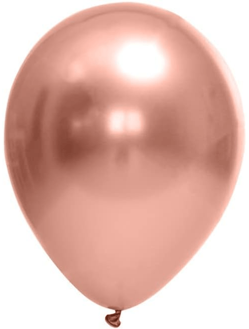 BALAO LISO 9 CROMADO ROSE GOLD COM 25 UNIDADES FESTBALL