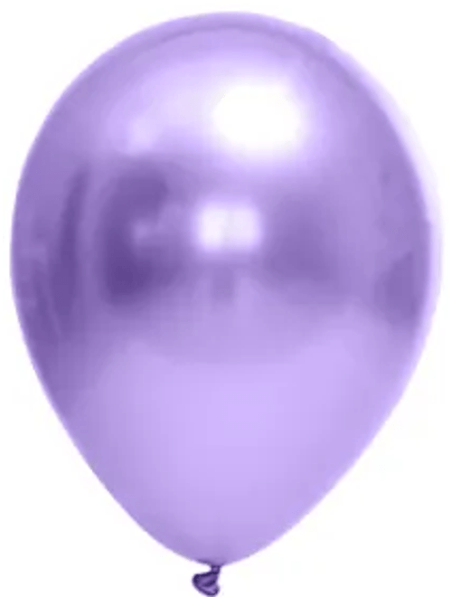 BALAO LISO 5 CROMADO VIOLETA COM 25 UNIDADES FESTBALL