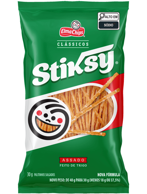 PALITOS SALGADOS STIKSY 30G ELMA CHIPS