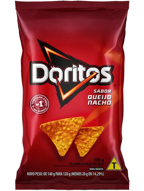 SALGADINHO DORITOS QUEIJO NACHO 120G ELMA CHIPS