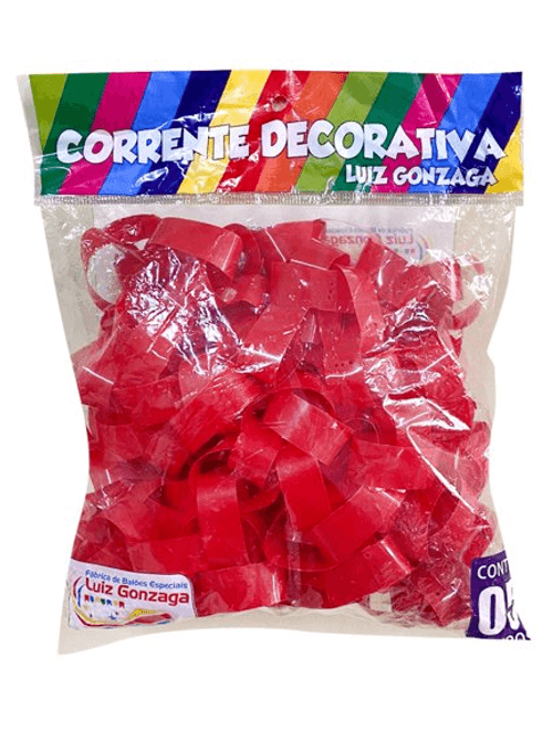CORRENTE PLASTICA DECORATIVA 5 METROS KLF FESTAS