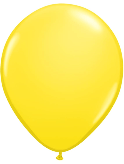 BALAO LISO 12 AMARELO COM 25 UNIDADES FESTBALL