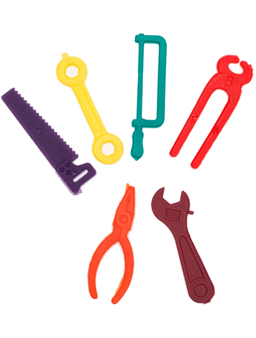 MINI BRINQUEDO FERRAMENTA COM 8 UNIDADES CHOCOMAR