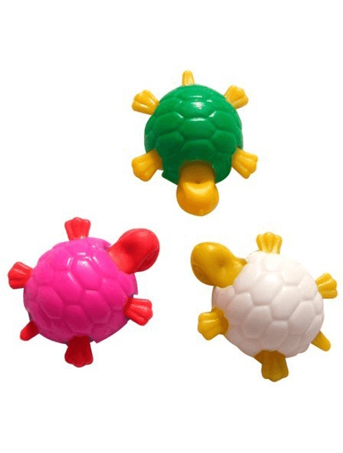 MINI BRINQUEDO TARTARUGA COM 5 UNIDADES CHOCOMAR