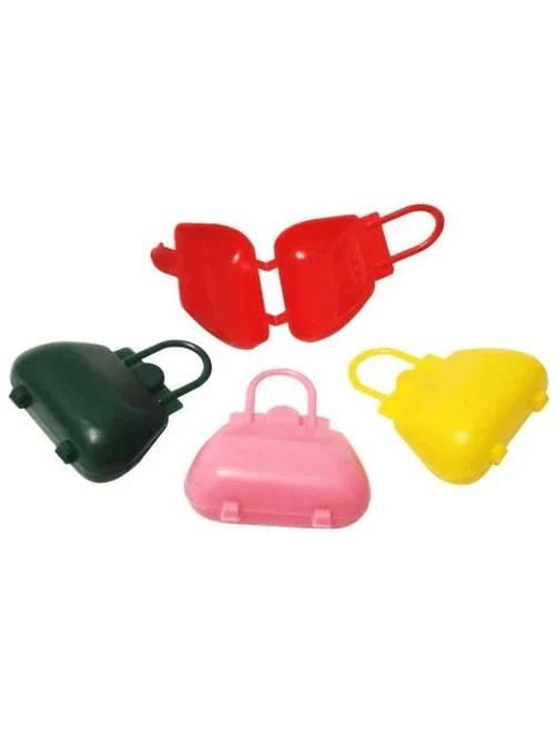 MINI BRINQUEDO BOLSINHA COM 6 UNIDADES CHOCOMAR