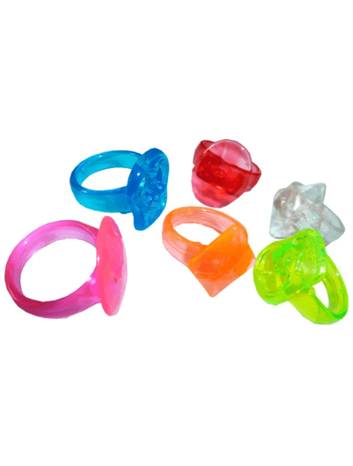 MINI BRINQUEDO ANEL CORES COM 15 UNIDADES CHOCOMAR