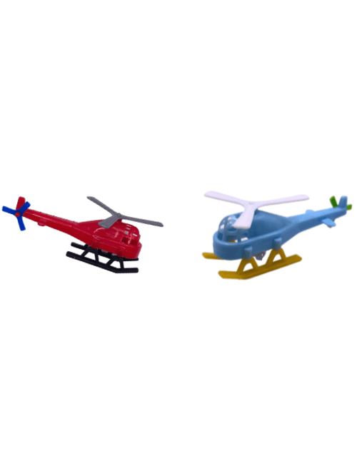 MINI BRINQUEDO HELICOPTERO COM 4 UNIDADES CHOCOMAR