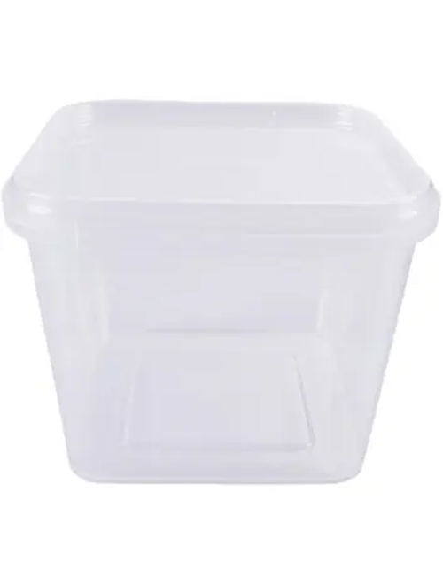 POTE QUADRADO COM TAMPA 500ML COM 20 UNIDADES PRAFESTA