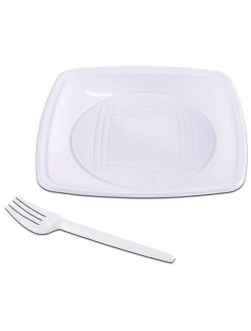 KIT FESTA DESCARTAVEL BIODEGRADAVEL BRANCO COM 10 UNIDADES TRIK TRIK