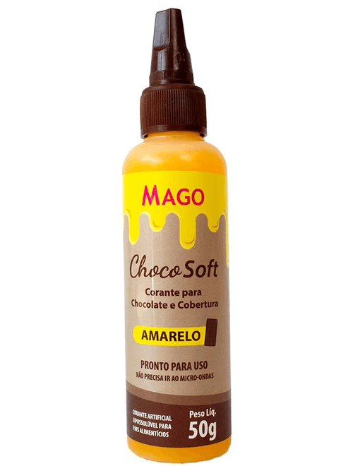 CORANTE PARA CHOCOLATE SOFT 50G AMARELO MAGO