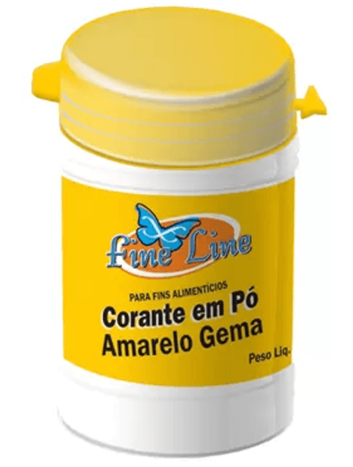 CORANTE EM PO HIDROSSOLUVEL 5G AMARELO FINE LINE