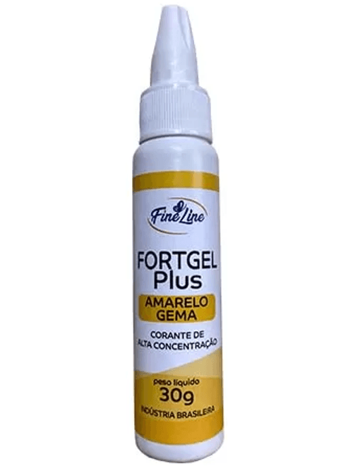 CORANTE FORTGEL 30G AMARELO FINE LINE