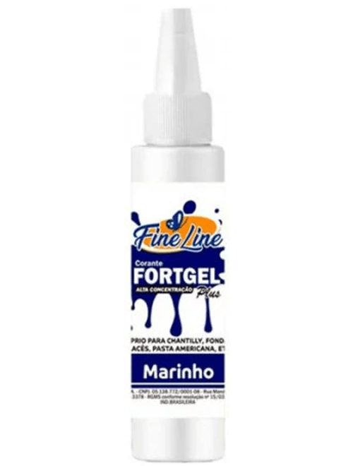 CORANTE FORTGEL 30G MARINHO FINE LINE