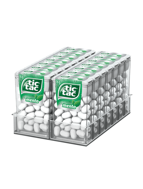 PASTILHA MENTA TIC TAC DISPLAY COM 14 UNIDADES DE 14,5G CADA