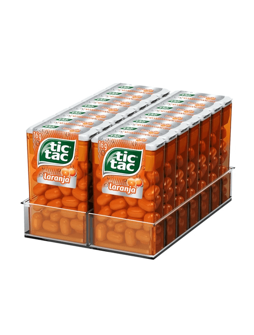 PASTILHA LARANJA TIC TAC DISPLAY COM 14 UNIDADES DE 14,5G CADA