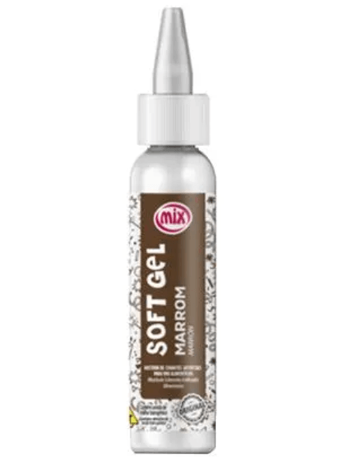 CORANTE SOFT GEL MARROM 25G MIX