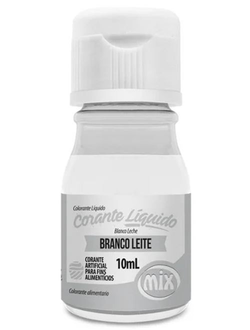 CORANTE LIQUIDO BRANCO LEITE 10G MIX