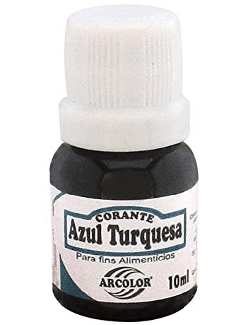 CORANTE LIQUIDO AZUL TURQUESA 10G ARCOLOR