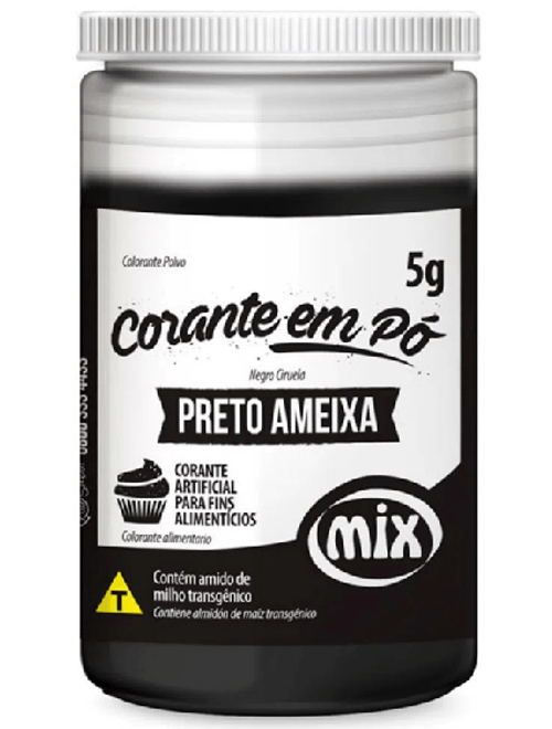 CORANTE EM PO PRETO INTENSO 5G MIX