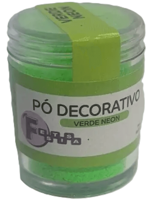 PO DECORATIVO VERDE NEON 5G FESTISA