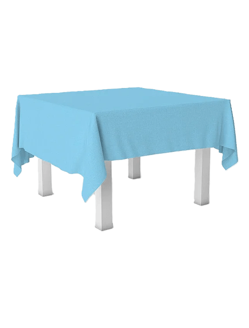 TOALHA DE MESA TNT 100X100CM AZUL COM 5 UNIDADES BEST FEST