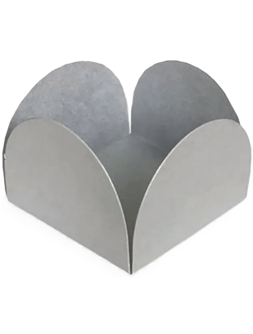 FORMA 4 PETALAS 3,3X2,5X3,3CM PRATA COM 50 UNIDADES GRUPO TOYS