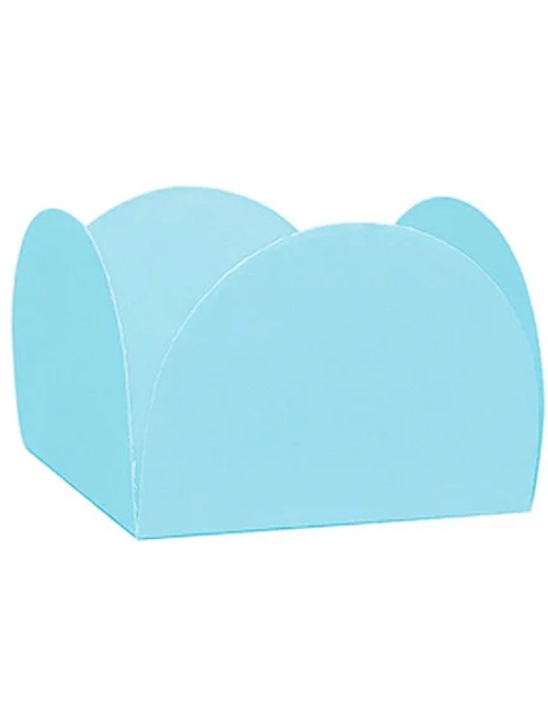 FORMA 4 PETALAS 3,3X2,5X3,3CM AZUL CLARO COM 50 UNIDADES GRUPO TOYS