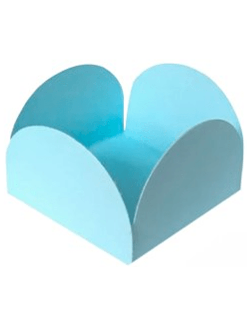 FORMA 4 PETALAS 3,3X2,5X3,3CM AZUL CEU COM 50 UNIDADES GRUPO TOYS
