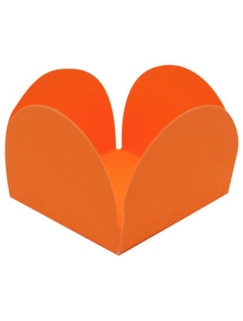FORMA 4 PETALAS 3,3X2,5X3,3CM LARANJA COM 50 UNIDADES GRUPO TOYS