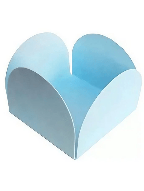 FORMA 4 PETALAS PEQUENA AZUL CLARO COM 50 UNIDADES GRUPO TOYS