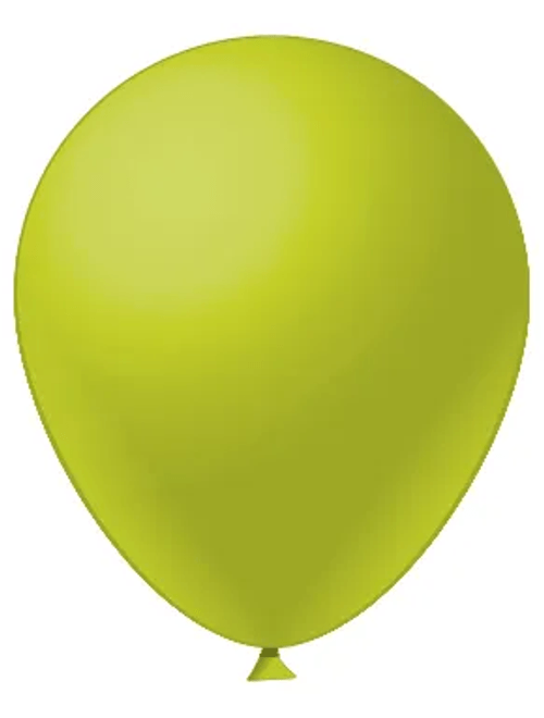 BALAO LISO 5 NEON VERDE COM 50 UNIDADES FESTBALL