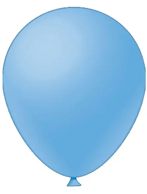 BALAO LISO 5 AZUL CLARO COM 50 UNIDADES FESTBALL