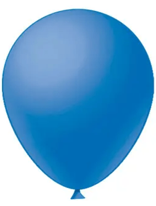 BALAO LISO 5 NEON AZUL COM 50 UNIDADES FESTBALL