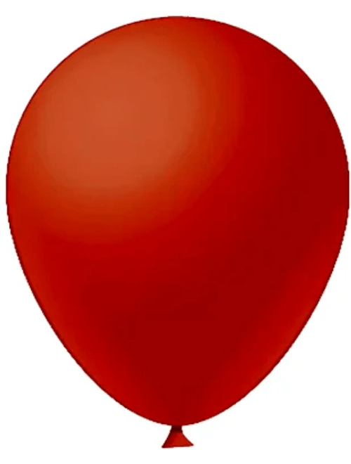 BALAO LISO 5 VERMELHO CEREJA COM 50 UNIDADES FESTBALL