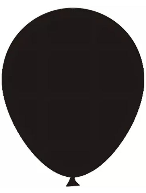 BALAO LISO 5 PRETO COM 50 UNIDADES FESTBALL