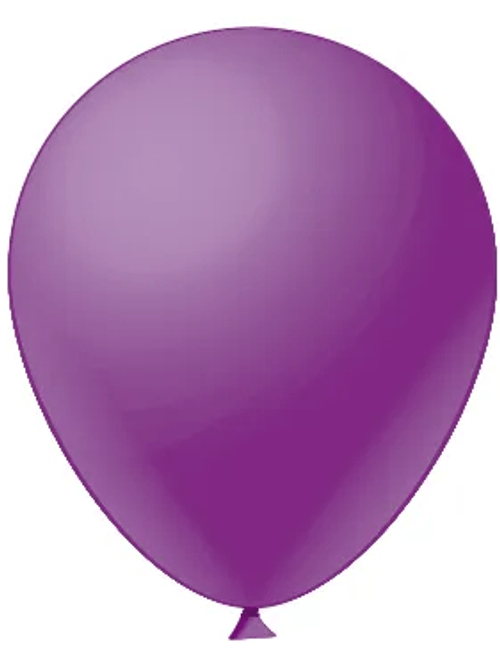 BALAO LISO 9 NEON VIOLETA COM 50 UNIDADES FESTBALL