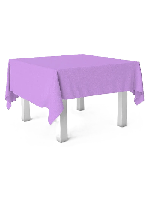 TOALHA DE MESA TNT 100X100CM LILAS COM 5 UNIDADES BEST FEST
