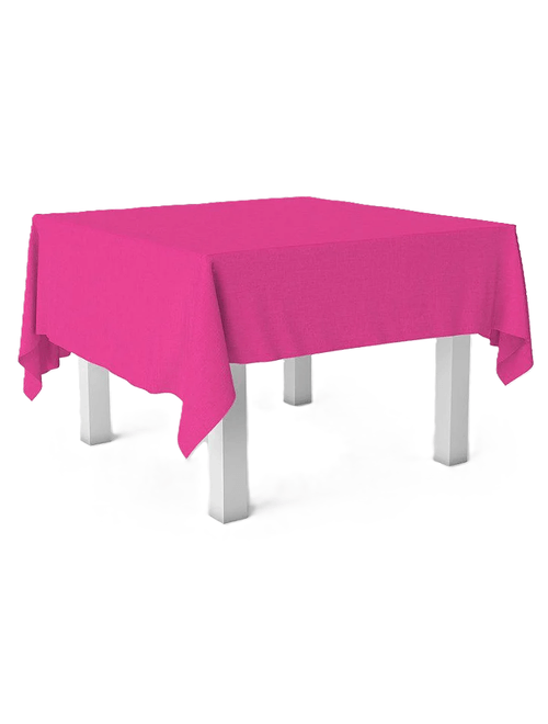 TOALHA DE MESA TNT 100X100CM PINK COM 5 UNIDADES BEST FEST