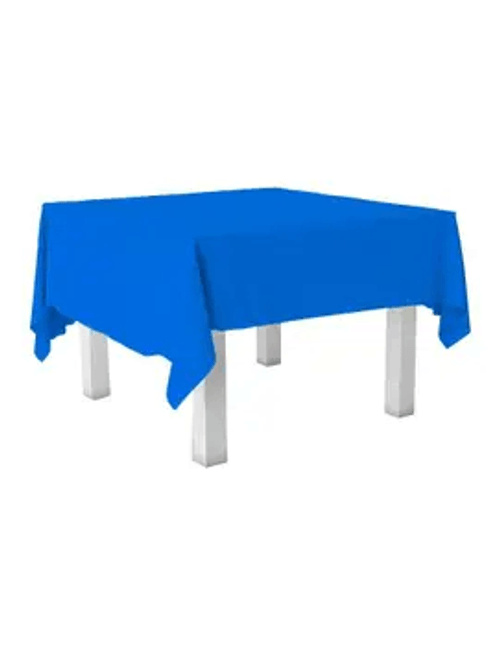TOALHA DE MESA TNT 80X80CM AZUL ROYAL COM 5 UNIDADES BEST FEST