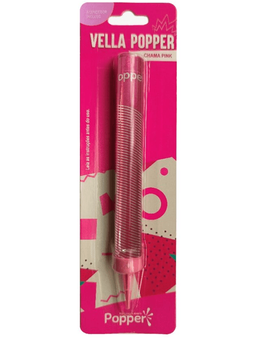 VELA POPPER FONTANA CHAMA ROSA POPPER