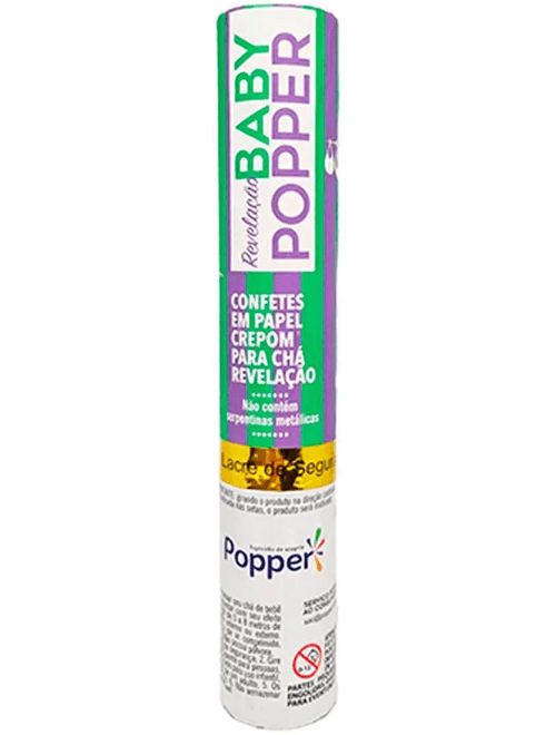 LANCA CONFETE CHA REVELACAO LILAS POPPER