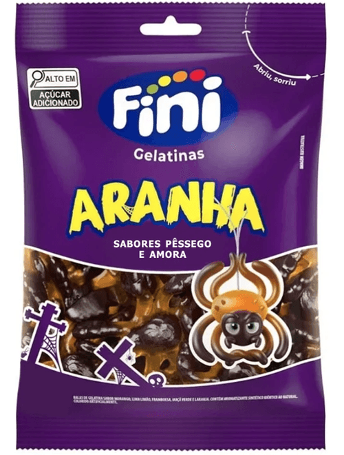 BALA GELATINA 500G ARANHA FINI
